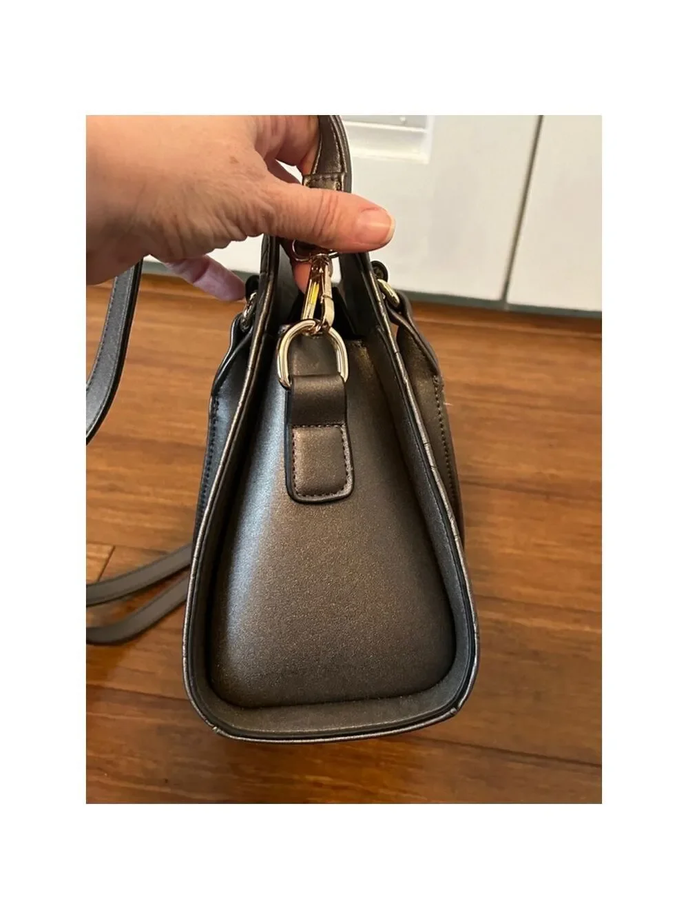 Stacey Whitmore Everyday Elegance Silver Gray Purse Danbury Mint NWOT